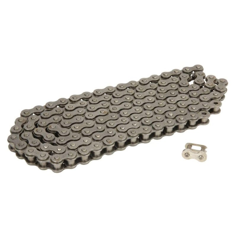 JT Chain JTC420HDR128SL (420 Series) Black Steel 128 Link Heavy Duty Non O-Ring Chain with Connecting Link